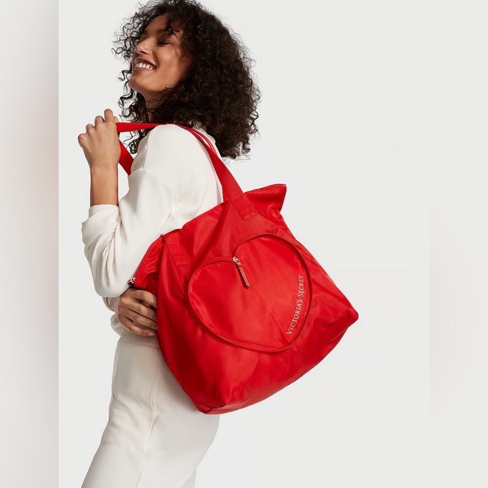 VICTORIA'S SECRET V-Day Packable Tote (Brand New)